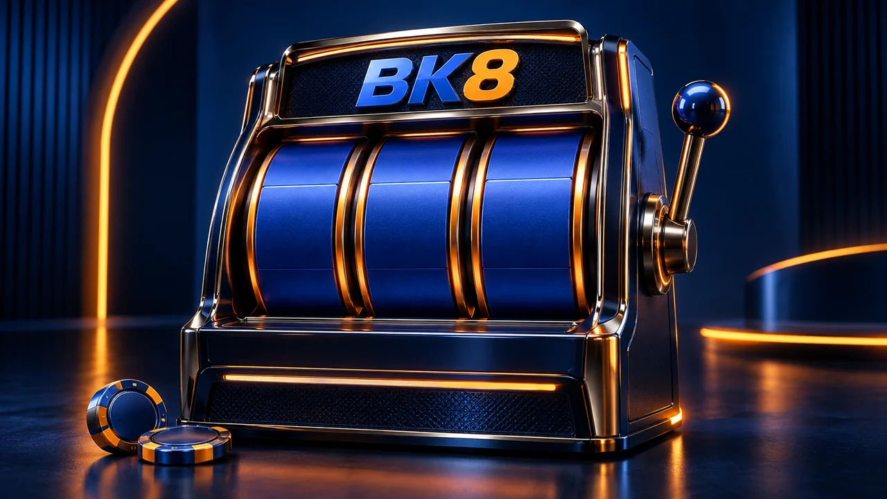 Mesin slot rekaan dengan nama BK8